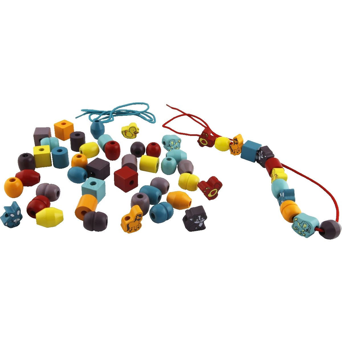 Perles de couleurs animaux