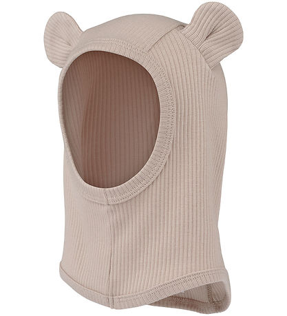 MarMar Schlupfmütze - Rib - Modal - 1-lagig - Cream Taupe m. Ohr