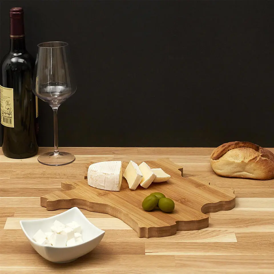 Cook concept Serveerplank France - 30 x 31 cm - hout - plank