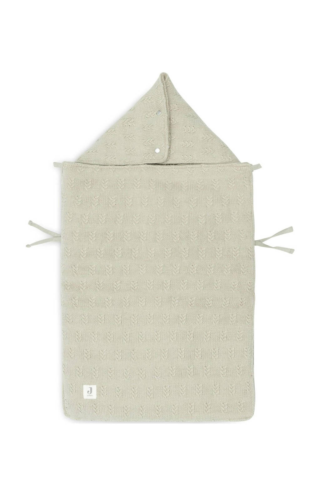 universele voetenzak autostoel/kinderwagen cat 0 Grain Knit - Oatmeal