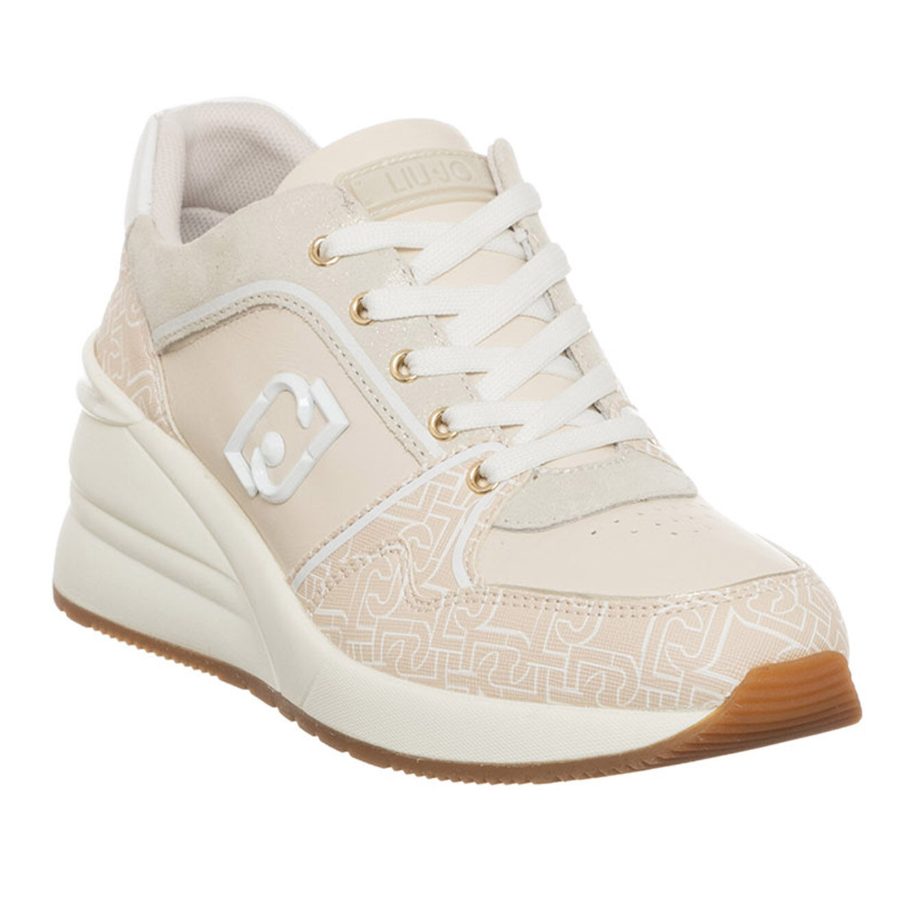 Liu-Jo Sneakers en Cuir Marielle beiges