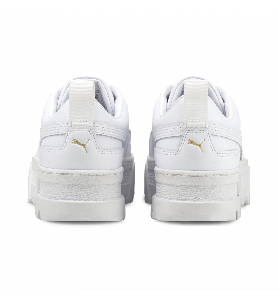 Tênis Puma Mayze Classic Wns de couro branco
