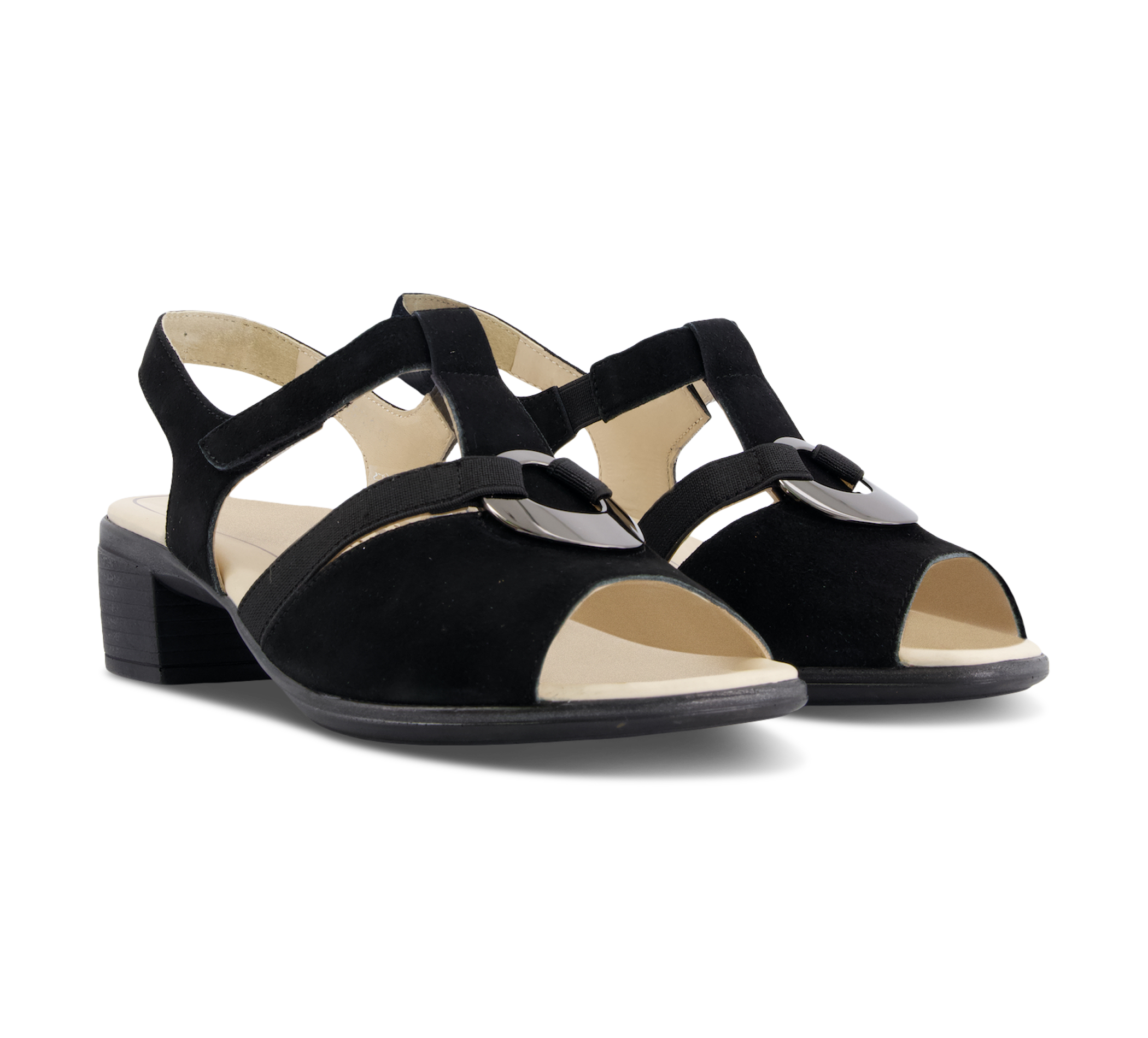 Ara Lugano - Riemchensandalen schwarz