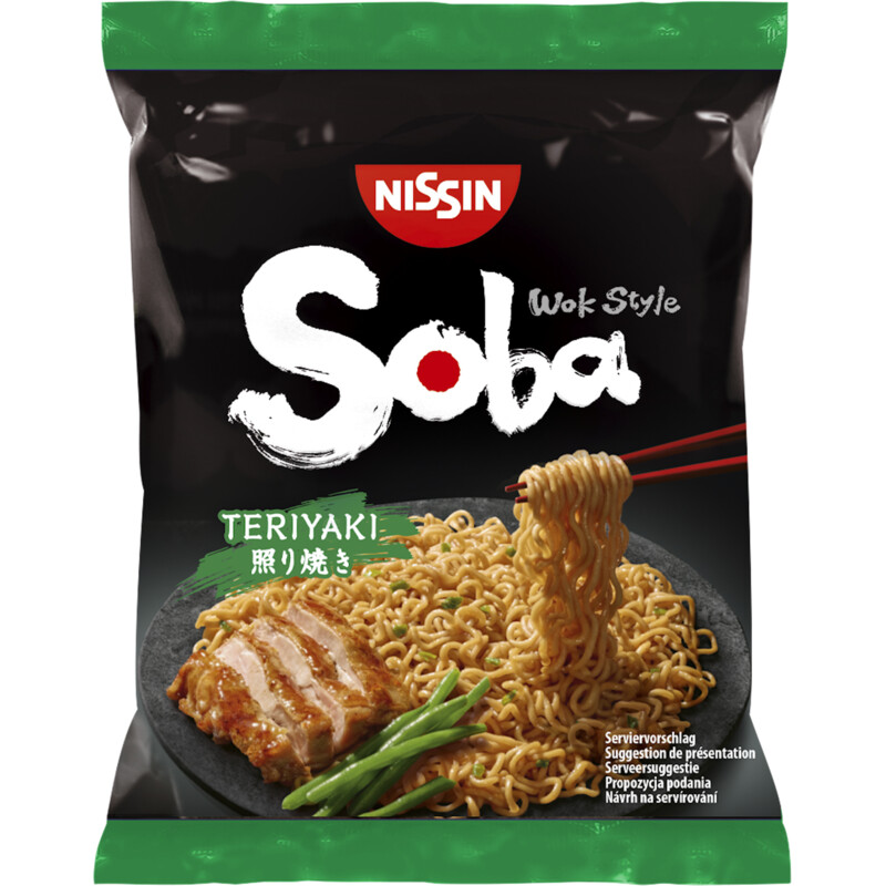 Nissin Soba teriyaki noodles