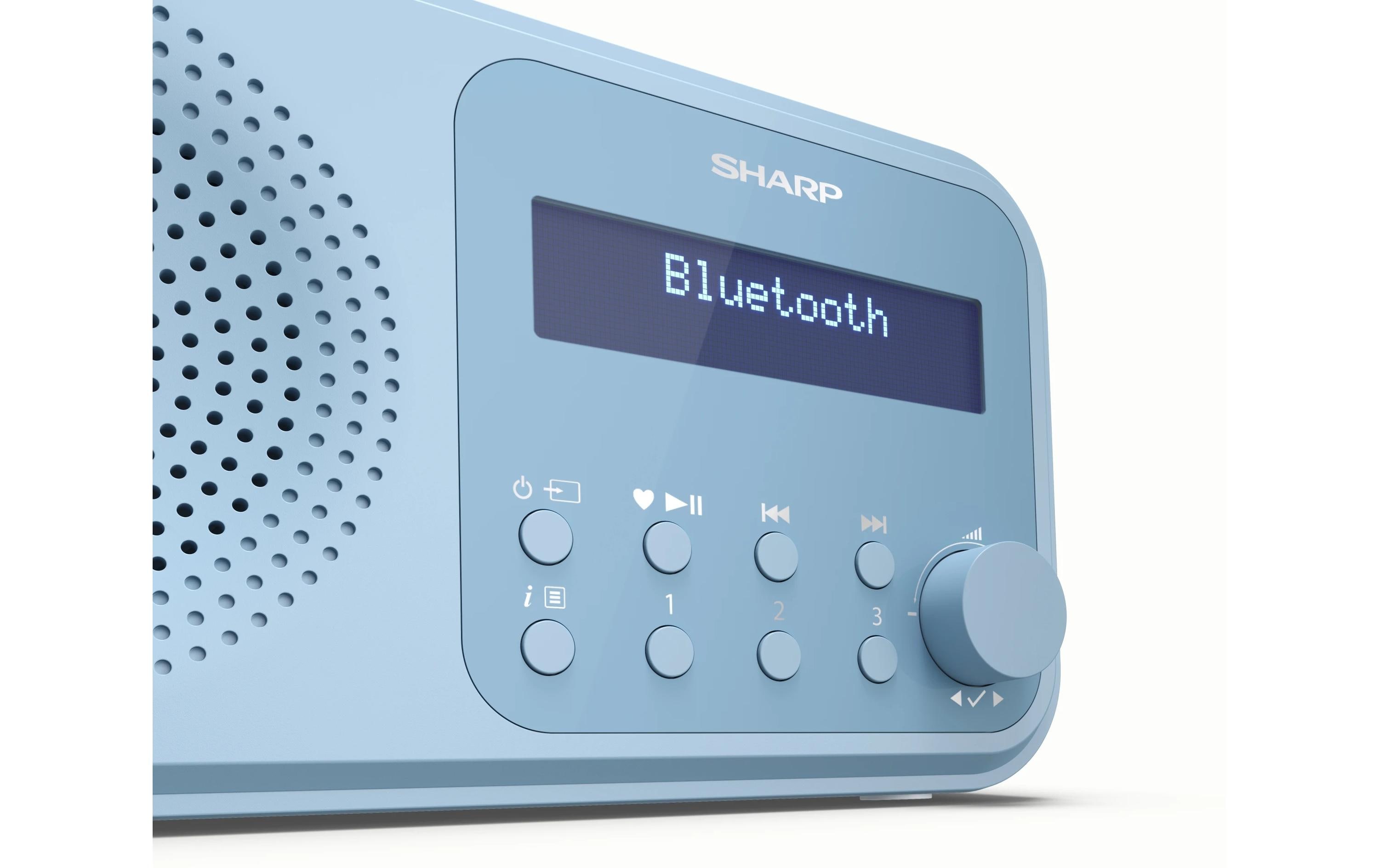 DAB+ Radio DR-P420 – BlauTragbares Digitalradio mit Bluetooth