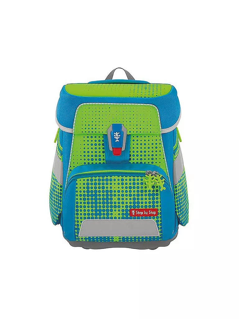 STEP BY STEP Schultaschen Set 5tlg SPACE Neon Race Chuck  hellgrün