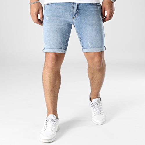 Short Jean Skinny Bleu Denim