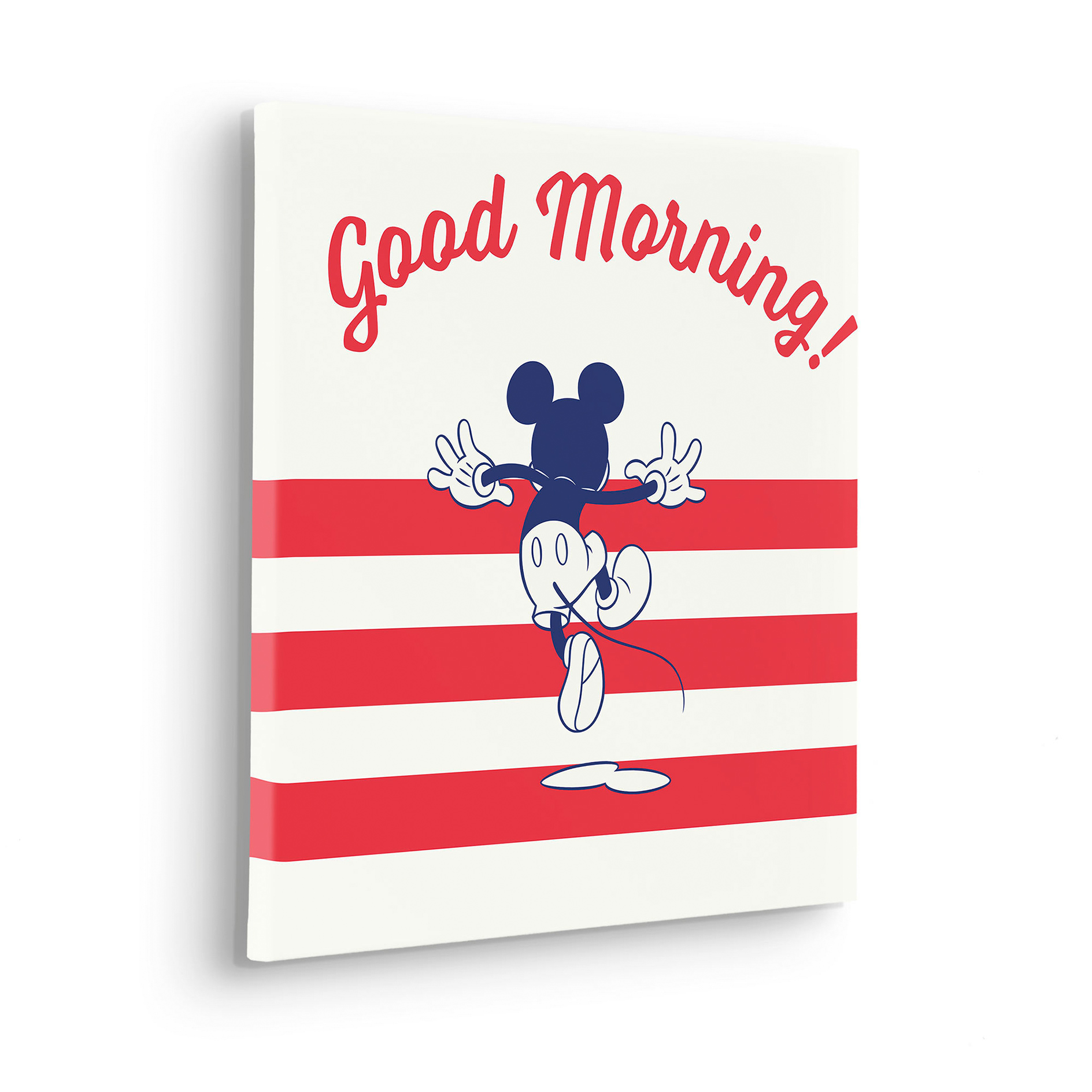 Keilrahmenbild MICKEY GOOD MORNING - 40x40 cm