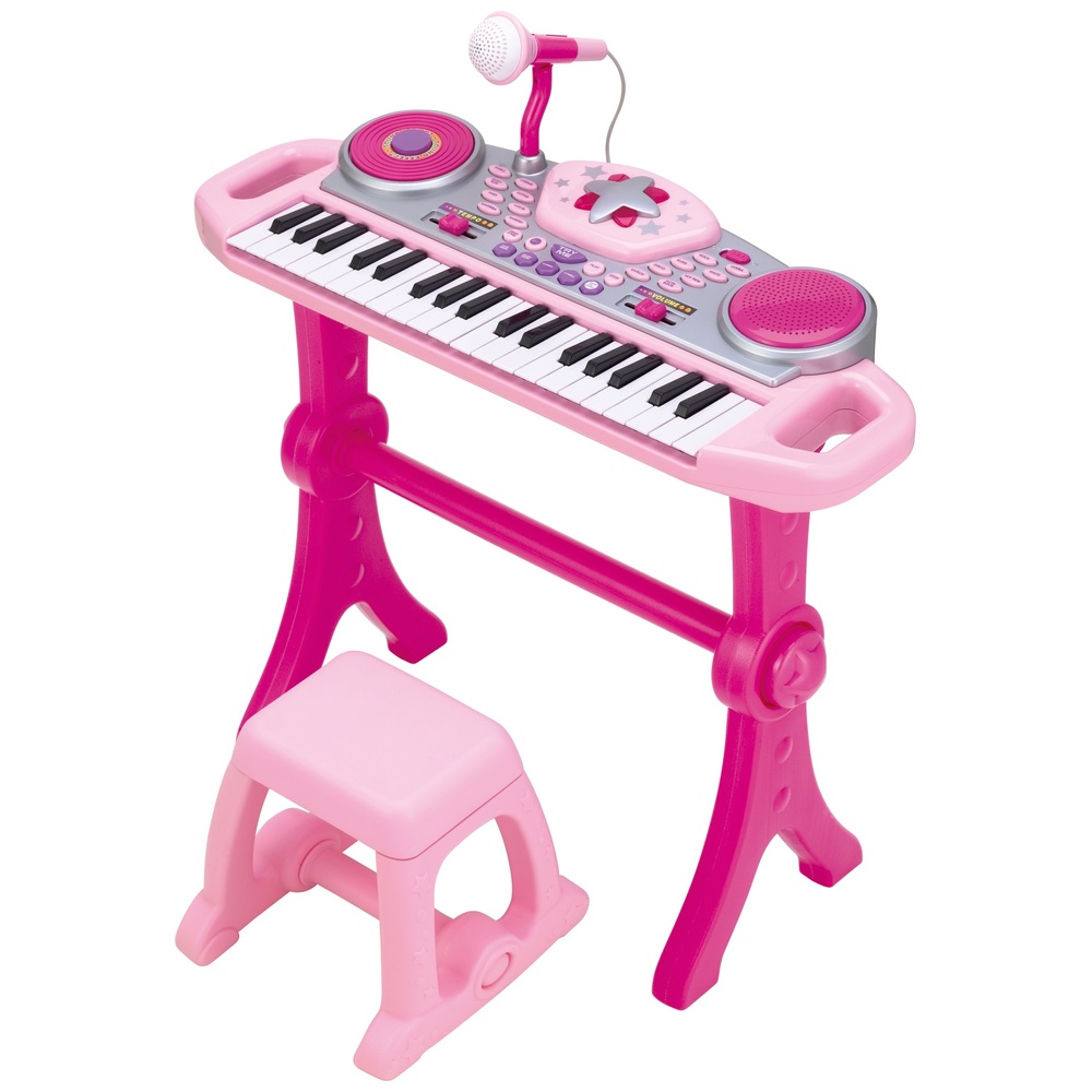 Big Steps Rockstar Keyboard Pink