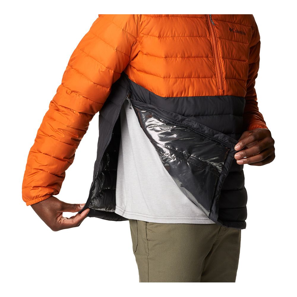 Columbia POWDER LITE - Doudoune Homme shark/harvester