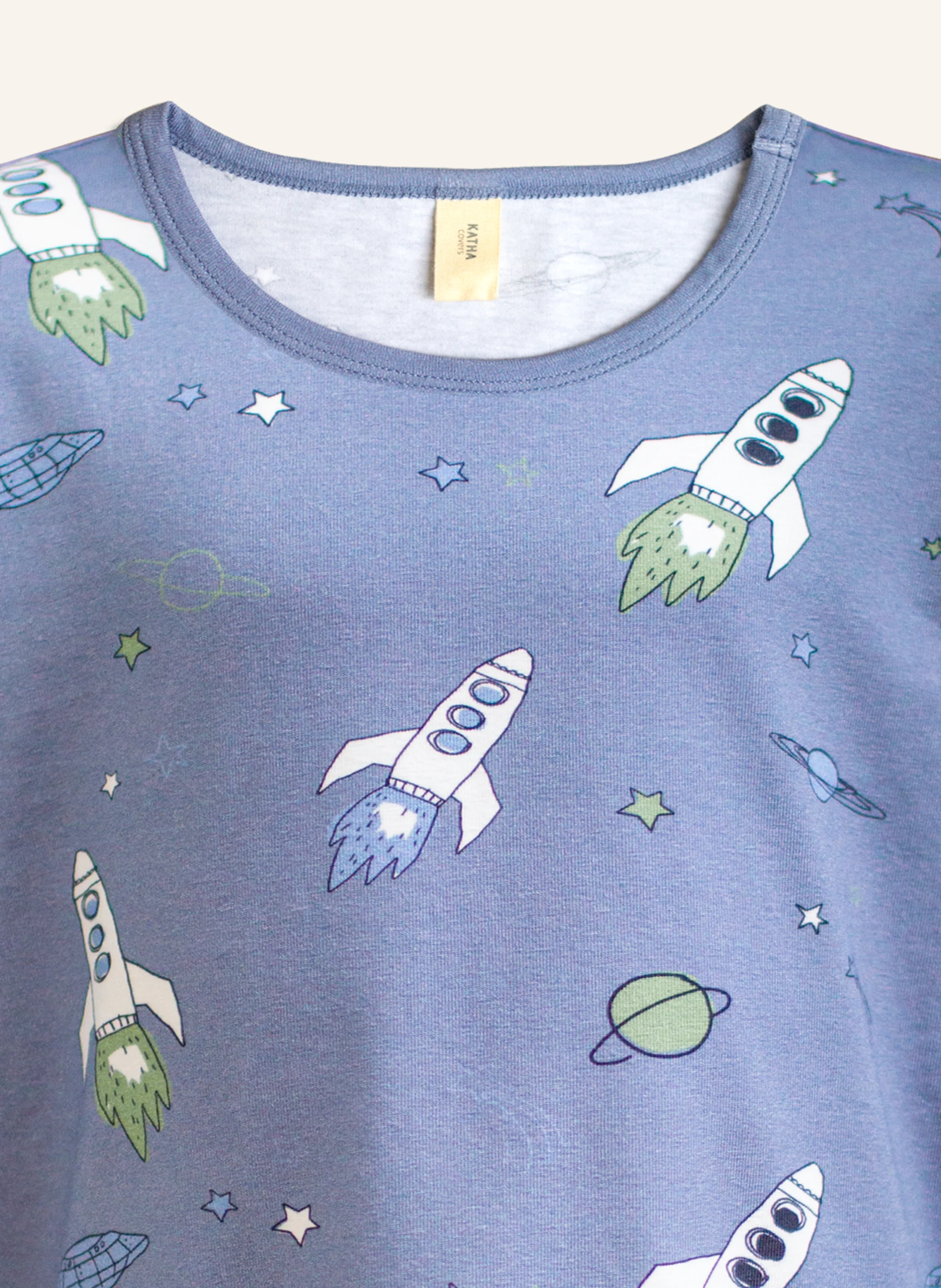 KATHA Covers Schlafanzug RAKETE