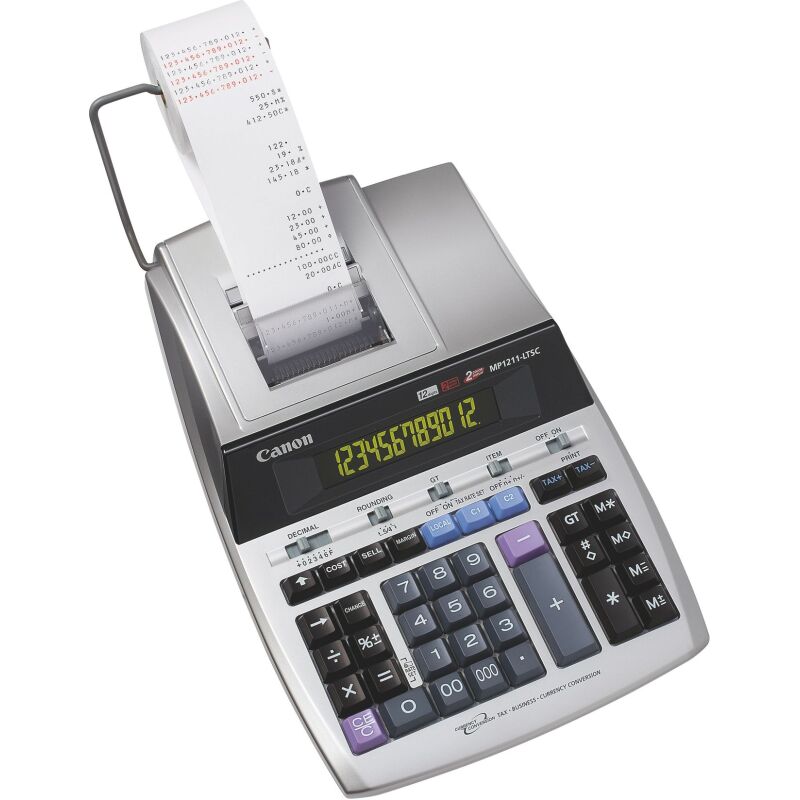 Calculatrice imprimante Canon MP-1211LTSC - 12 chiffres