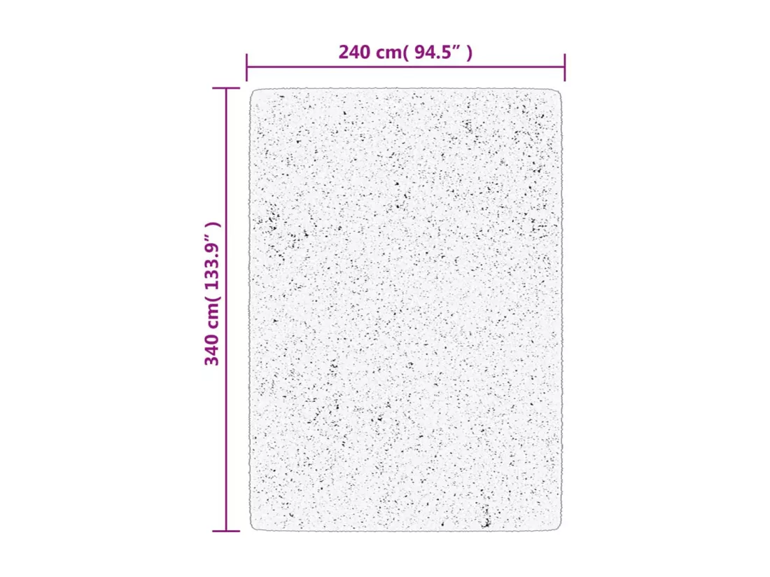 Tapis intérieur extérieur design vintage 240x340 cm
