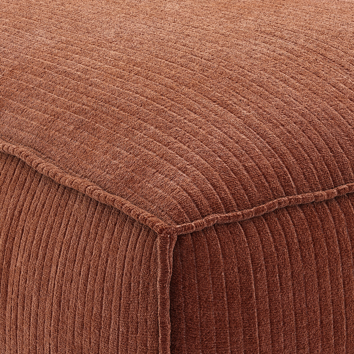 LA REDOUTE INTERIORS<br>Poltrona modular em veludo vintage canelado, Seven