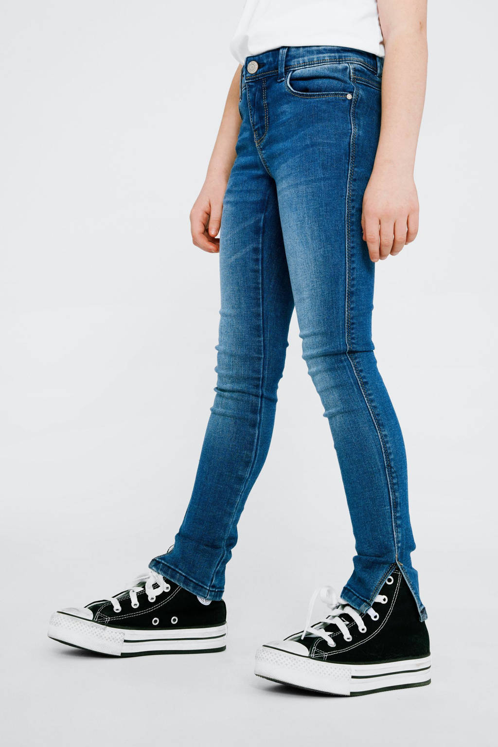 NAME IT skinny jeans NKFPOLLY dark blue denim