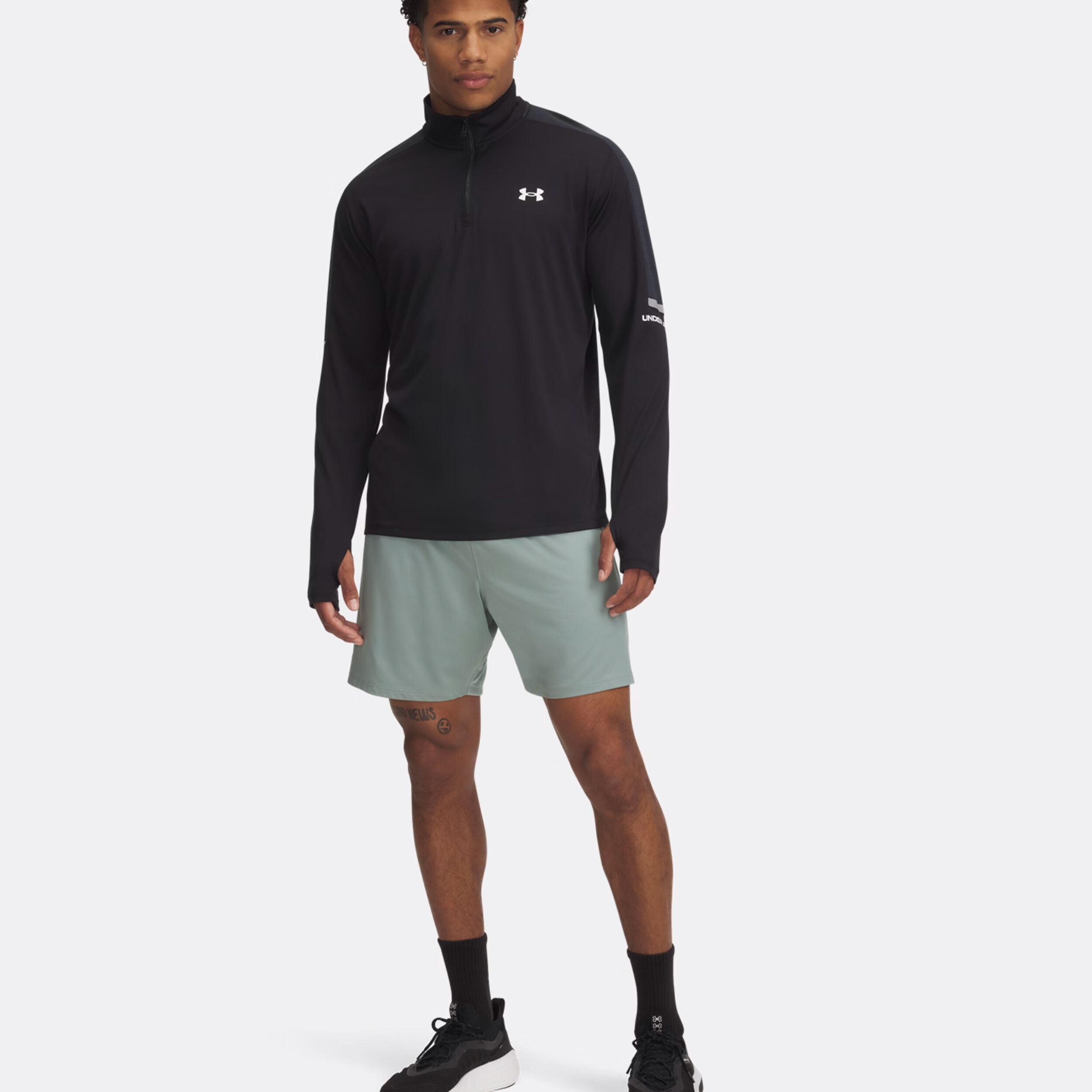 Under Armour Techent 7in Shorts Hommes - Vert