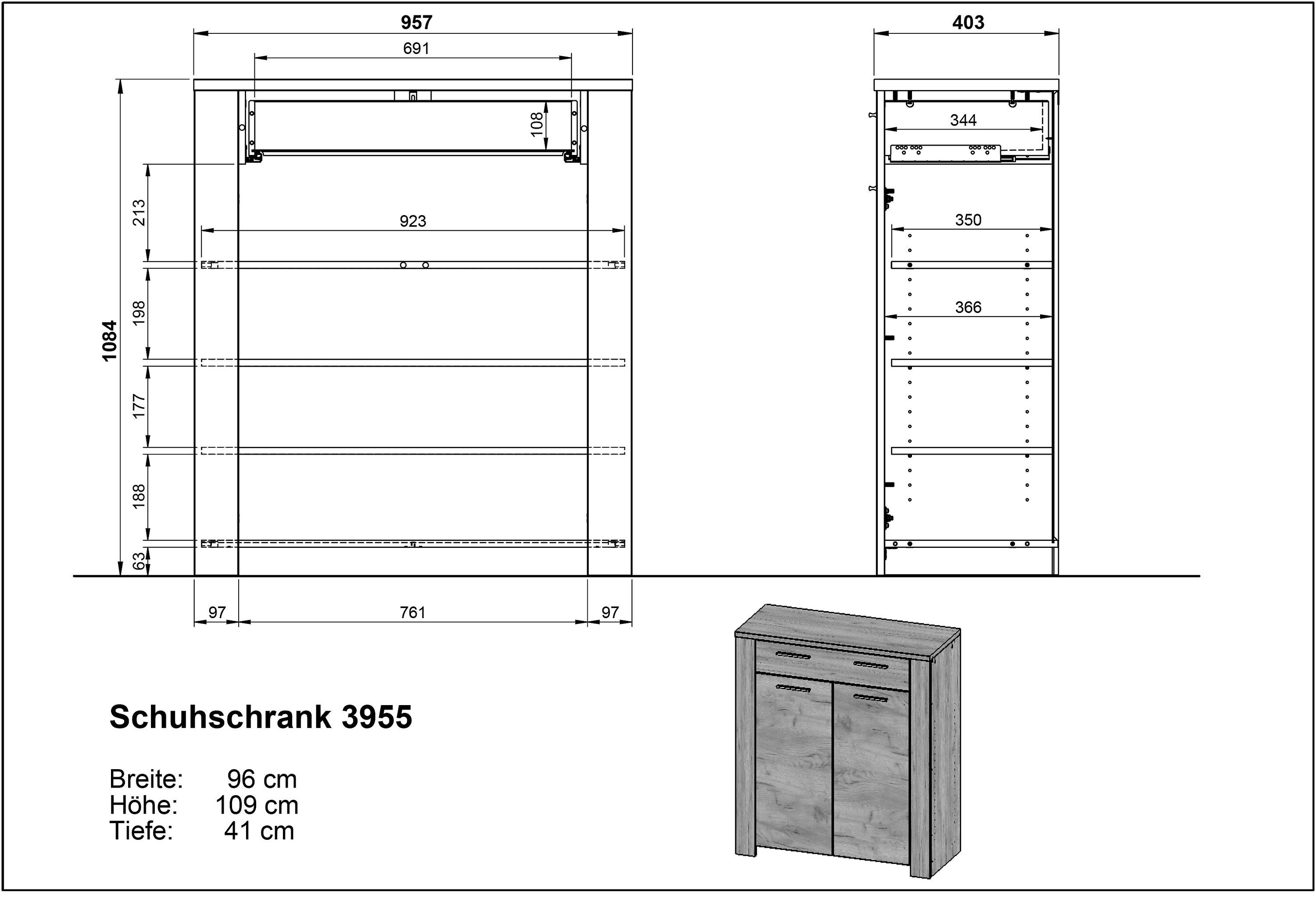 Schuhschrank CASTERA