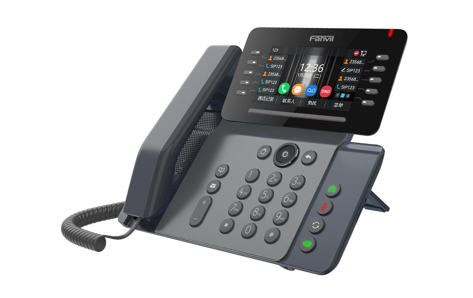 Tischtelefon V65 Schwarz<br>V65 Prime Business Telefon