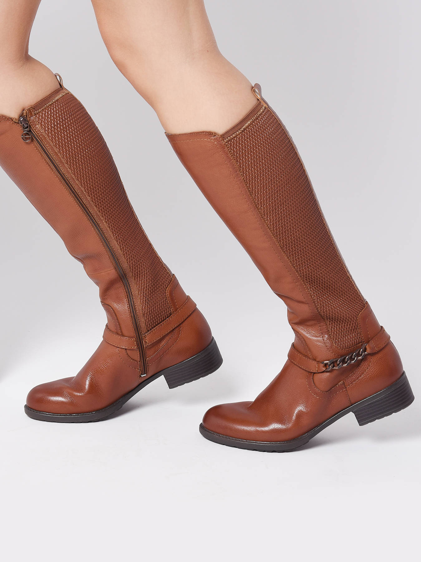 Bottes cavalires en cuir TAMARIS