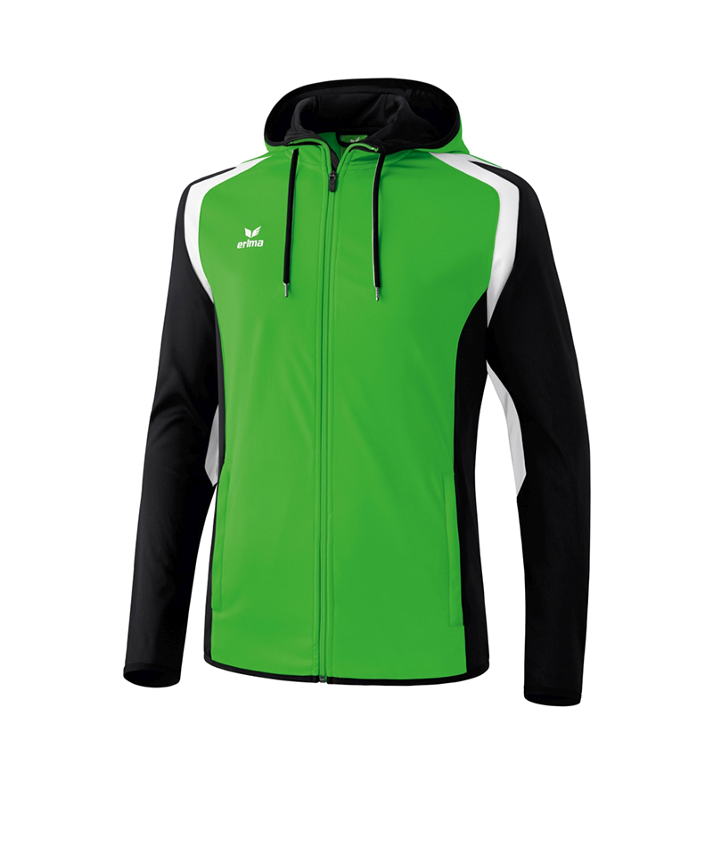 Erima Razor 2.0 Kapuzenjacke Grün Schwarz