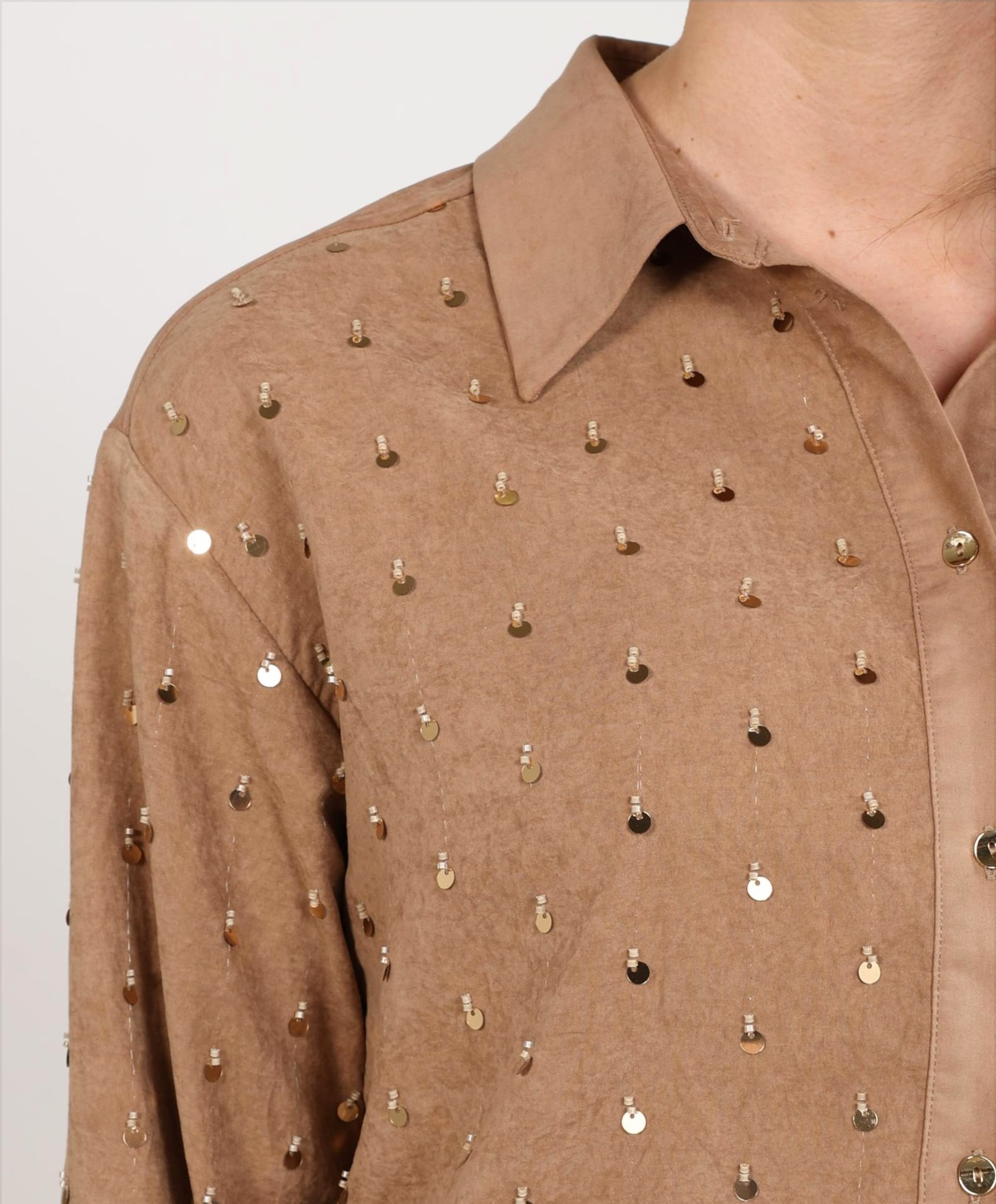 Nukus Dames blouse beige