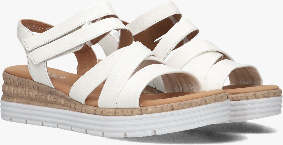 witte gabor sandalen met hak 702.2