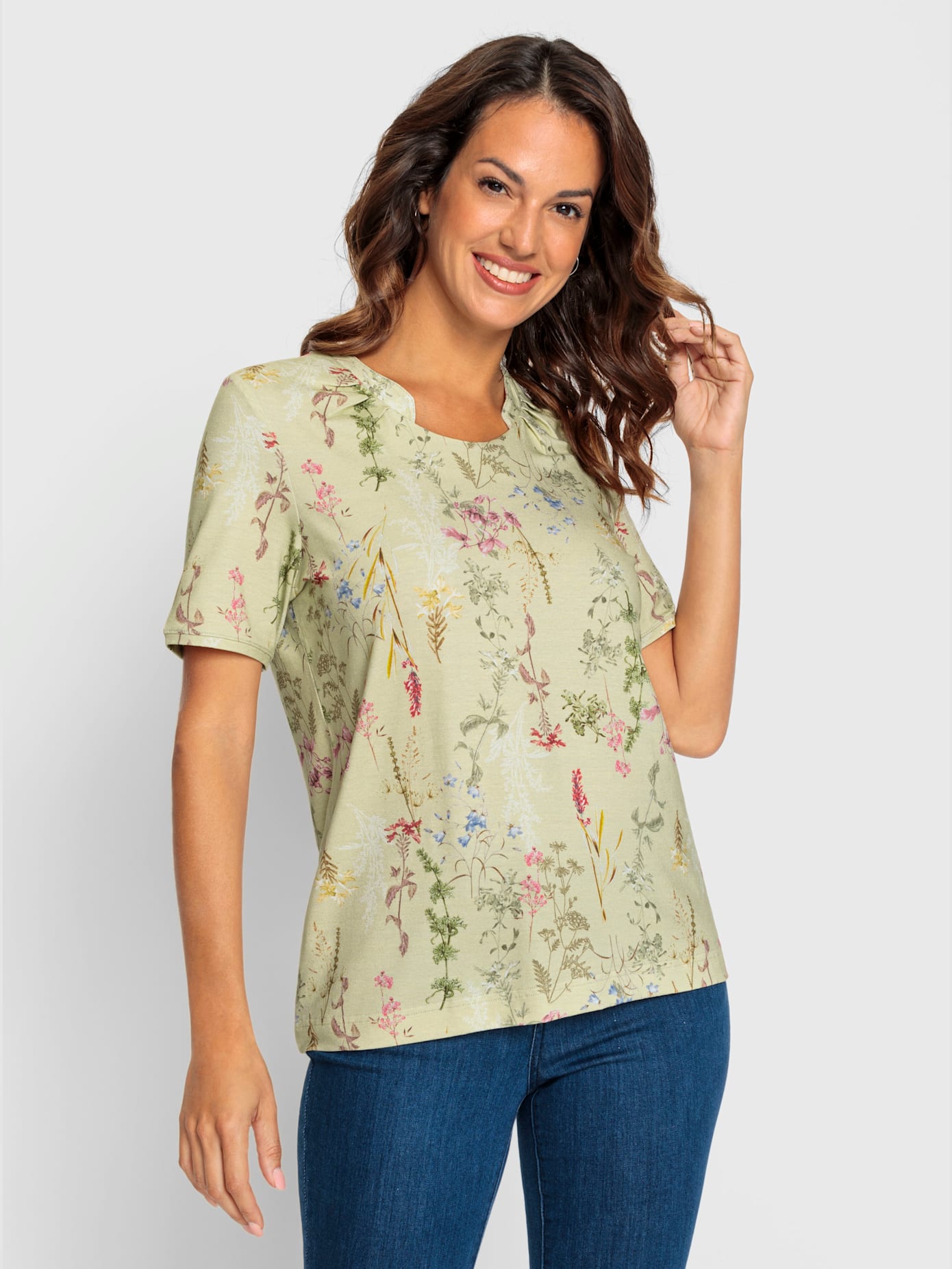 T-shirt à manches courtes viscose douce et fluide