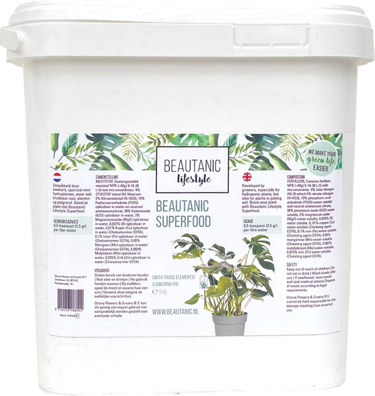 Beautanic Lifestyle plantenvoeding Superfood 5 kg