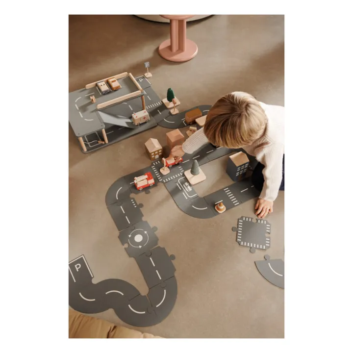 Liewood Voitures de secours en bois - Set de 3 | Whale blue multi mix