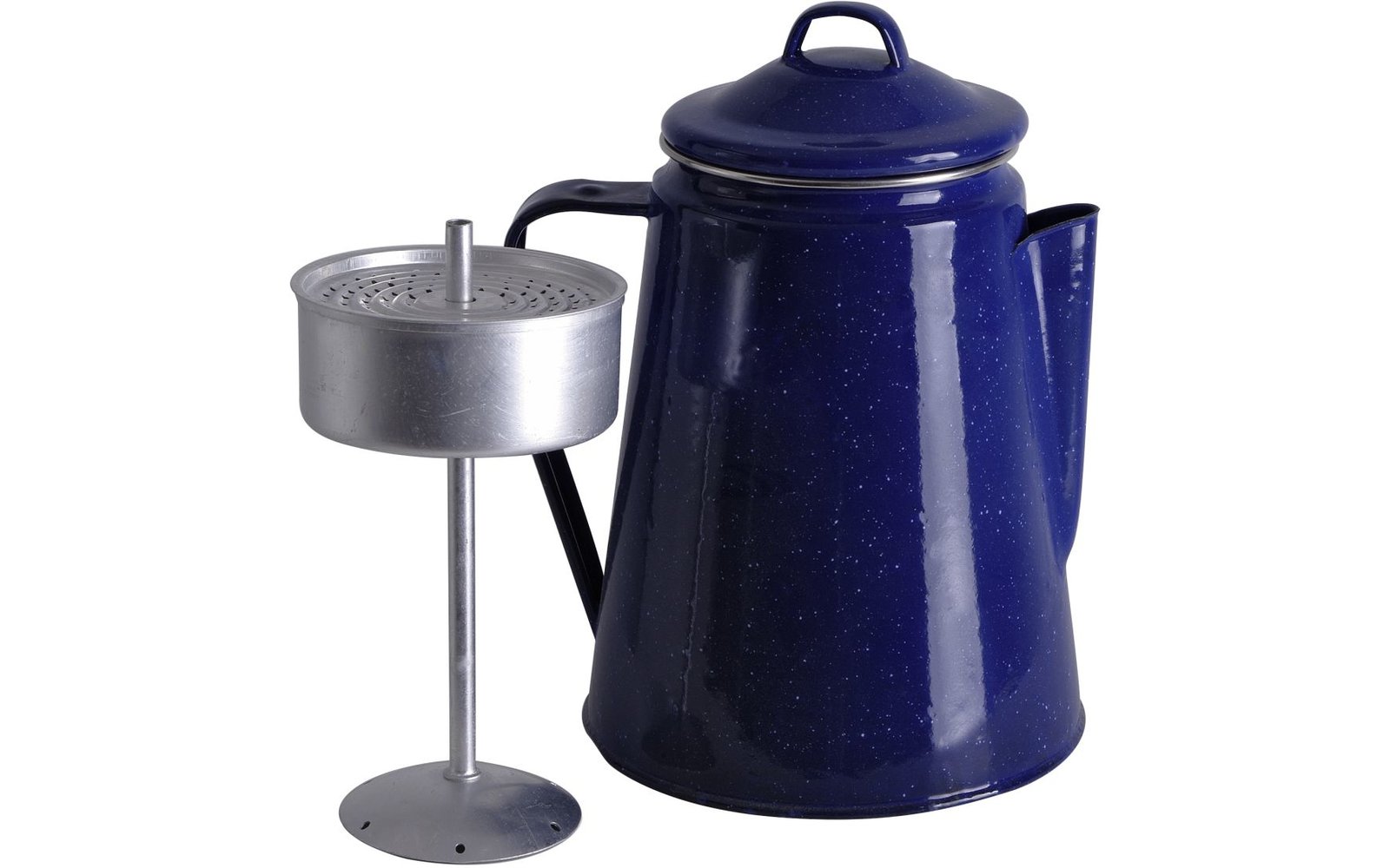 Origin Outdoors Emaille Kaffeekanne 1,8 Liter blau