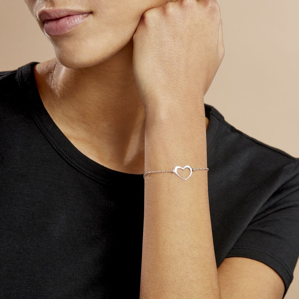 Bracelet Cosima Argent Blanc