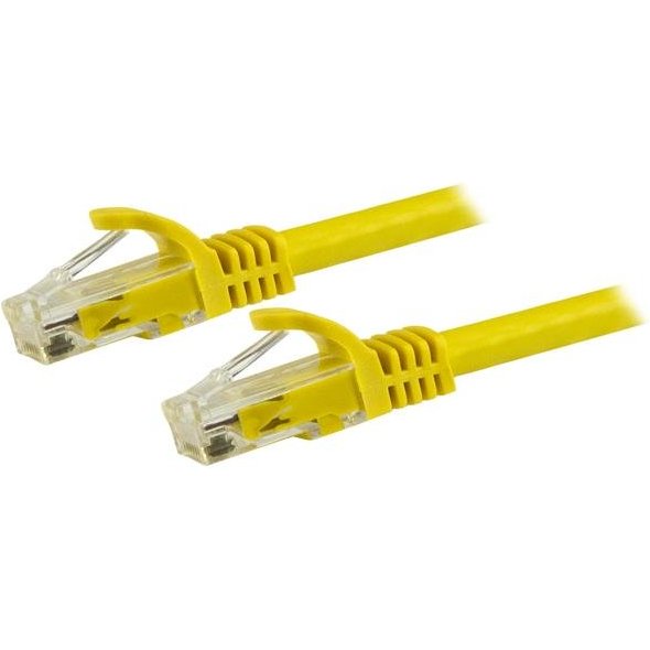 StarTech.com N6PATC15MYL câble de réseau Jaune 15 m Cat6 U/UTP (UTP)