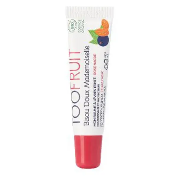 Toofruit Kids Sweet Kiss Lips Mademoiselle Bálsamo Labial Orgânico com Cor 10ml