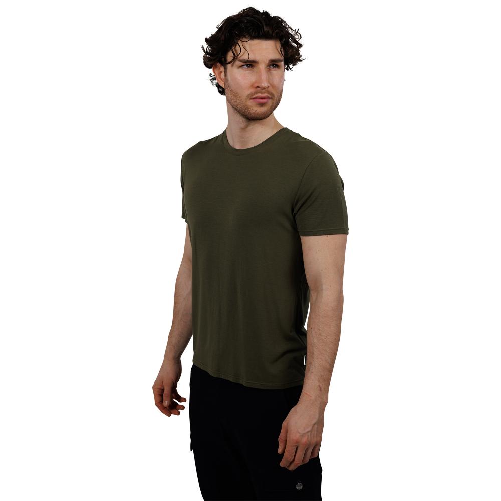 Tufte SoftBoost Crew T-Shirt Olive Night