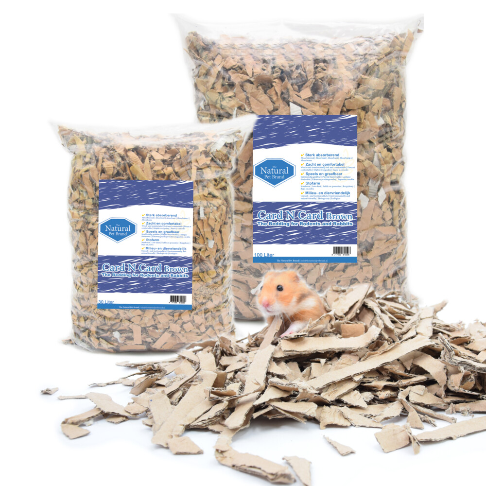 The Natural Pet Brand Card N Card Brown 100 liter