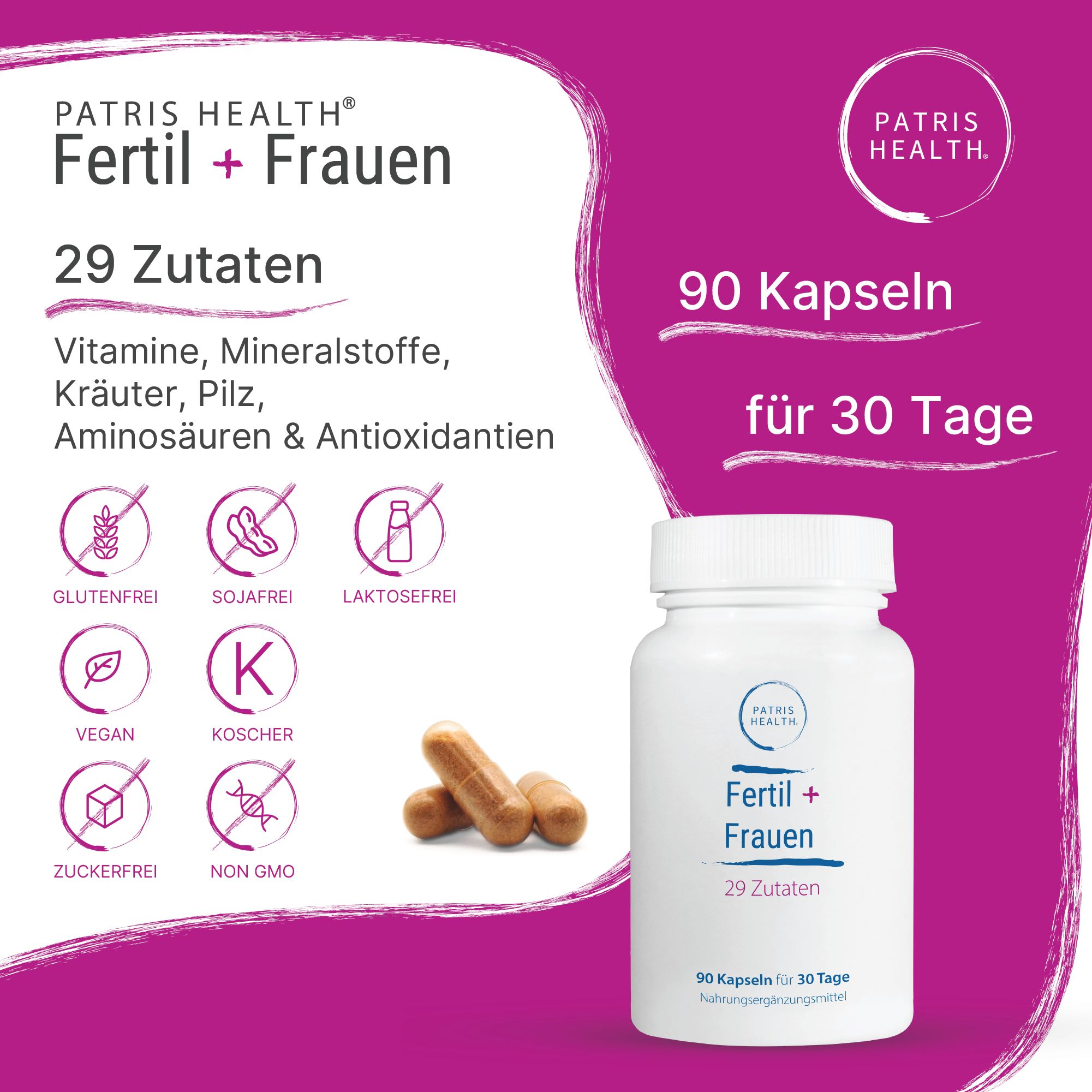 Patris Health® Fertil+ Frauen