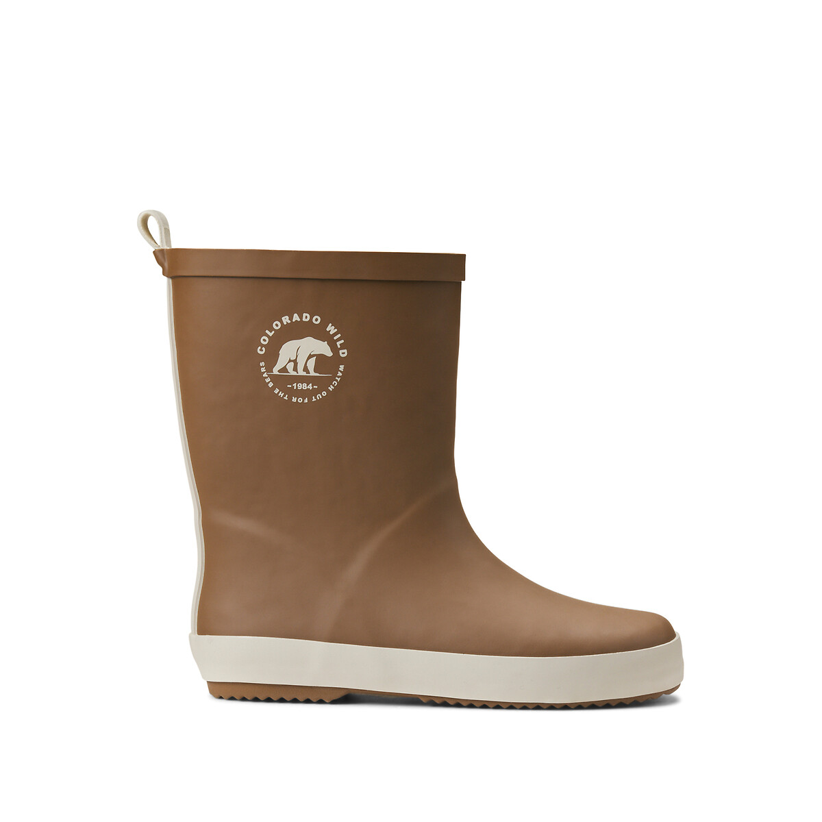 COLEÇÃO LA REDOUTE<br>Botas de chuva forradas com estampa de urso