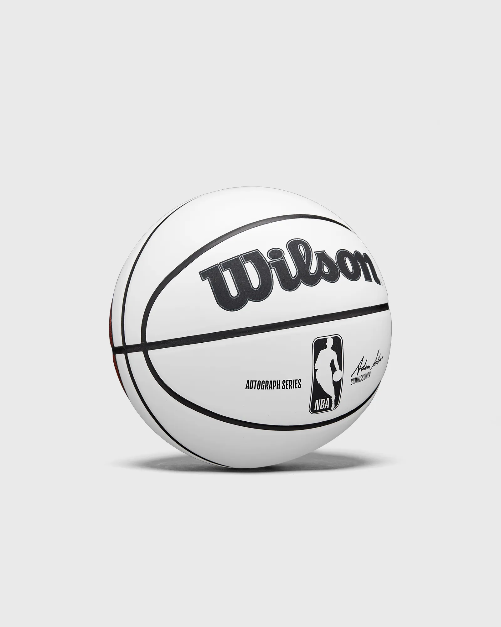 WILSON NBA AUTOGRAPH BASKETBALL ADAM SILVER SIZE 3