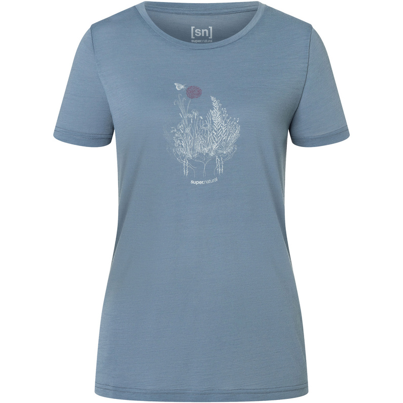 Super.Natural Damen Flowerhands T-Shirt