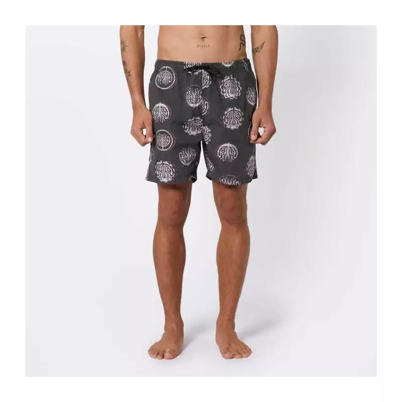 Boardshort MYSTIC Artwork Swim Deep Purple