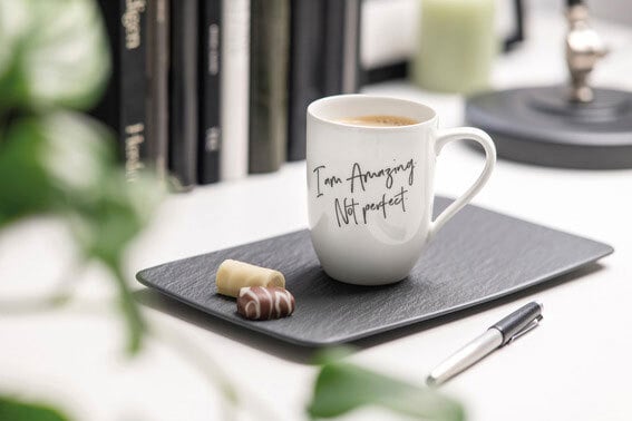 Villeroy & Boch Teller flach MANUFACTURE ROCK grau/ schwarz