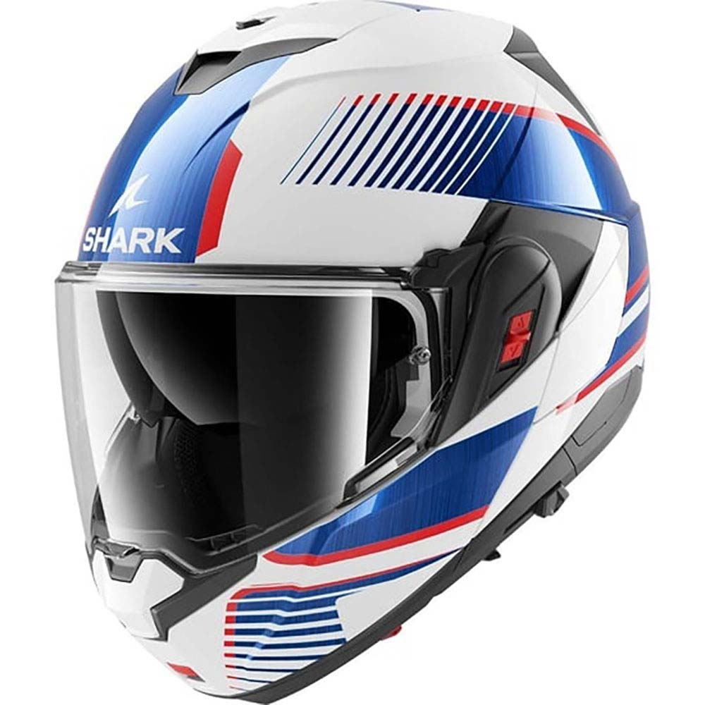 Shark - Casque Oxo Sikter Bleu / Blanc / Rouge / Brillant