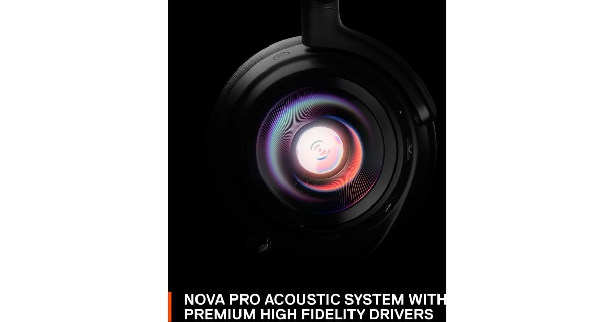 SteelSeriesArctis Nova Pro Wireless over-ear gaming headset  (Zwart, Bluetooth, Pc, PlayStation 4, PlayStation 5, Nintendo Switch)