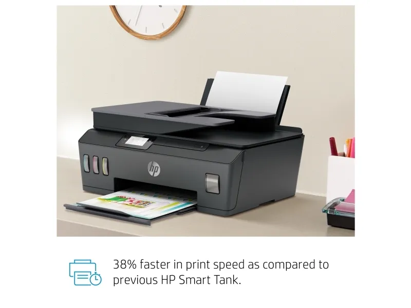 HP Smart Tank Plus 655 Wireless All-in-One - Multifunktionsprinter - farve - blækprinter - kan genopfyldes - Legal (216 x 356 mm) (original) - A4/Legal (medie) - op til 10 spm (kopiering) - op til 11 spm (udskriver) - 100 ark - 33.6 Kbps - USB 2.0, W
