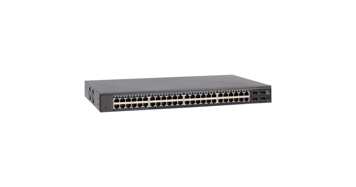 NetgearProSAFE GS748T switch  (Donkergrijs)