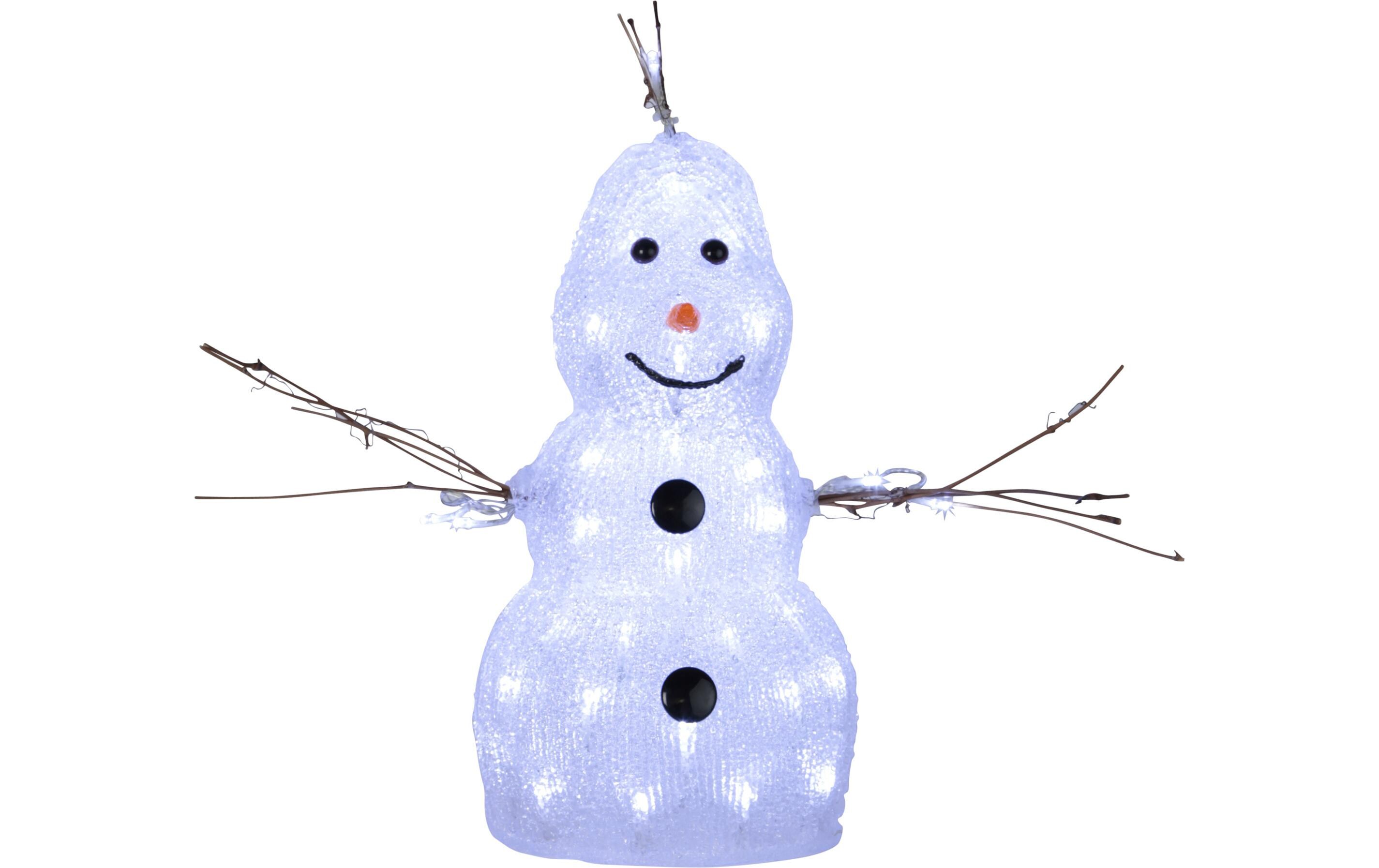 LED-Figur Schneemann, 38 cm, WeissLED-Schneemann