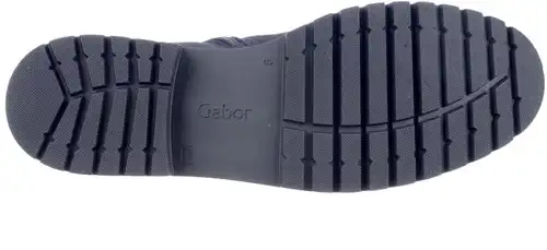 Gabor blauw 72.721.46 H - maat 10 enkellaars blauw - maat 10 Calandschoen