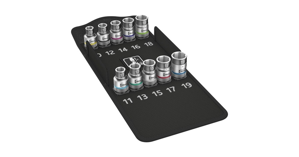 Wera8790 HMC HF 1 Zyklop Steeksleutelinzet-set dopsleutel  (10-delig)