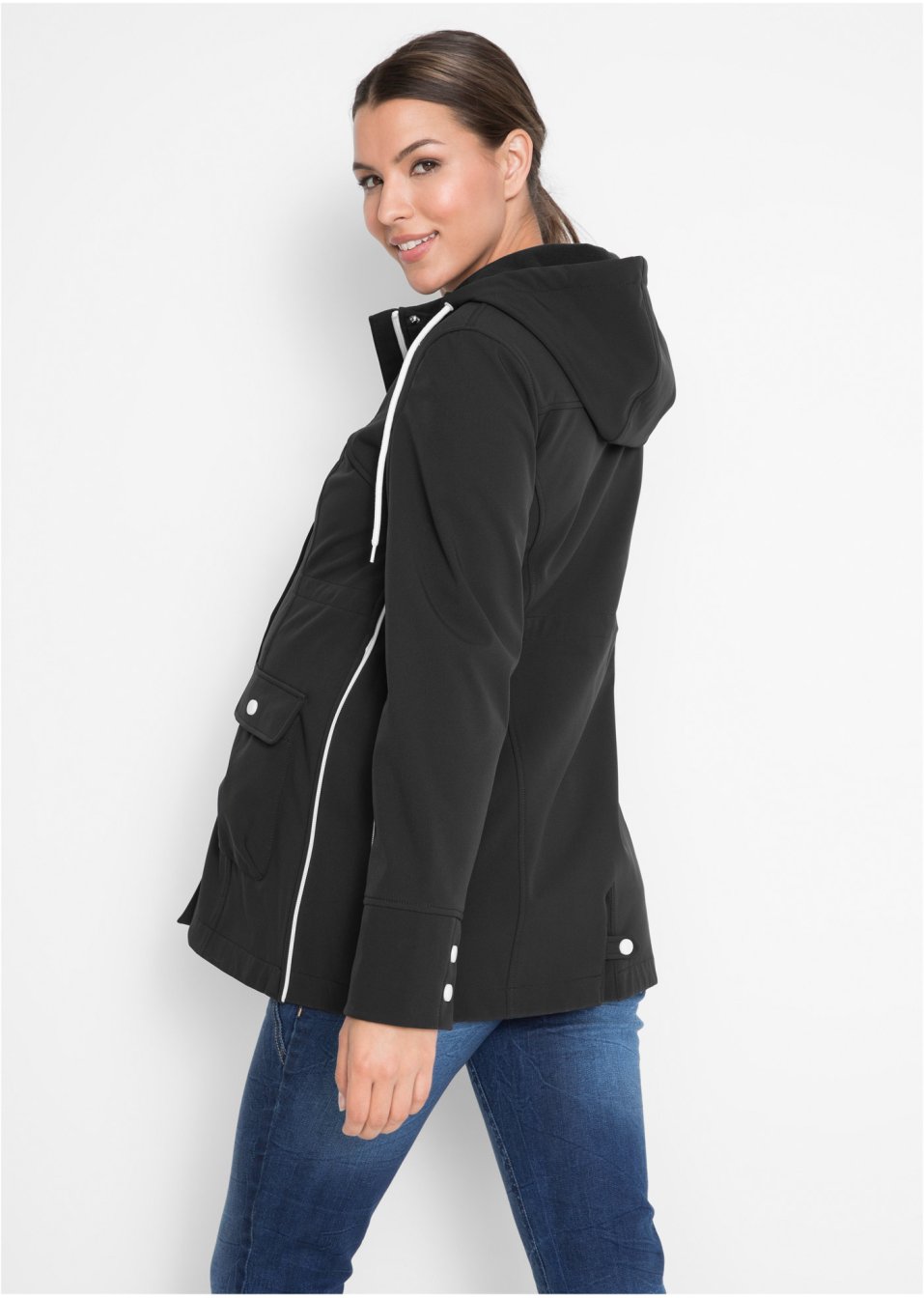 Veste softshell de grossesse et de portage