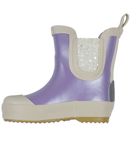 Mikk-Line Gummistiefel - Wellies Short Metallic - Dämmerung